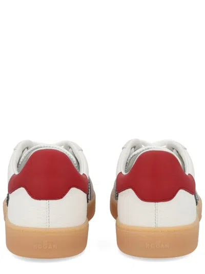 Hogan Cool Leather Sneakers With Nappa And Suede Inserts In Multi