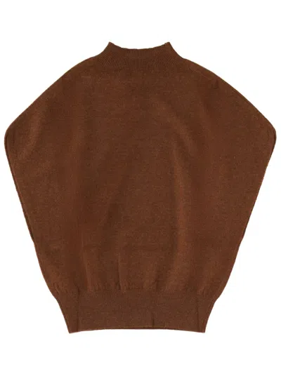 Circus Hotel Cashmere Sweater In Brown