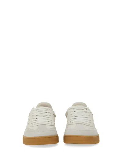 Axel Arigato Dice T-toe White Low Top Sneakers With Logo Patch On The Tongue And Logo Lettering On The Rear In Le