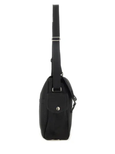 Apc A.p.c. Men Shoulder Bag With Logo In Black