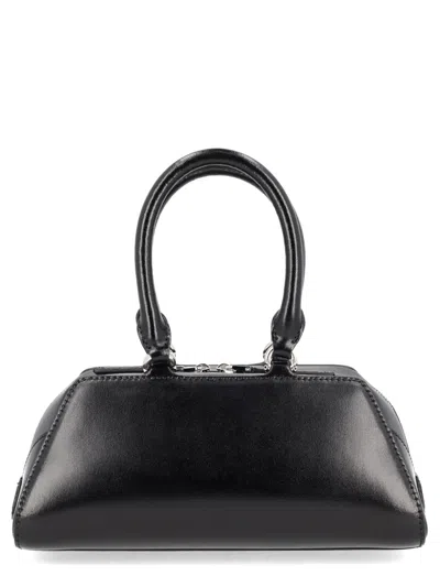 Givenchy Antigona East West Brown Small Handbag With Adjustable And Removable Shoulder Strap And Logo Letteri In Black