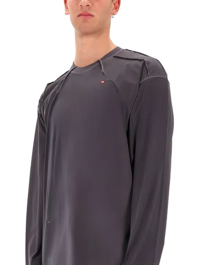 Diesel Cotton T-shirt In Gray