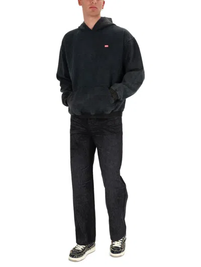 Diesel S-kai Sweatshirt In Black