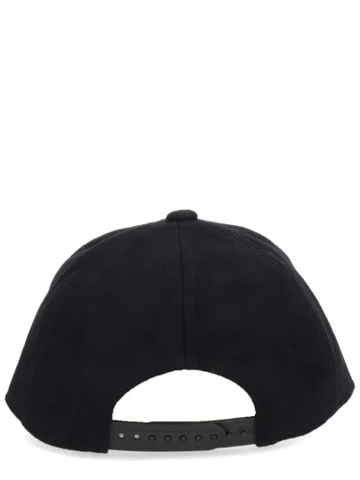 Versace Jeans Couture Logo-patch Baseball Cap In Black