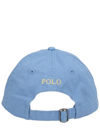 Polo Ralph Lauren Embroidered Logo Baseball Cap In Blue
