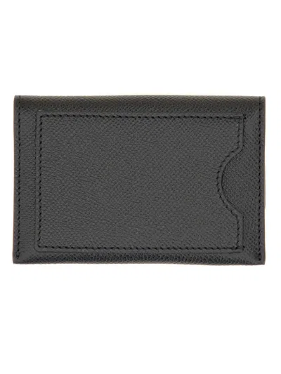 Ferragamo Vara Bow-detail Leather Wallet In Black