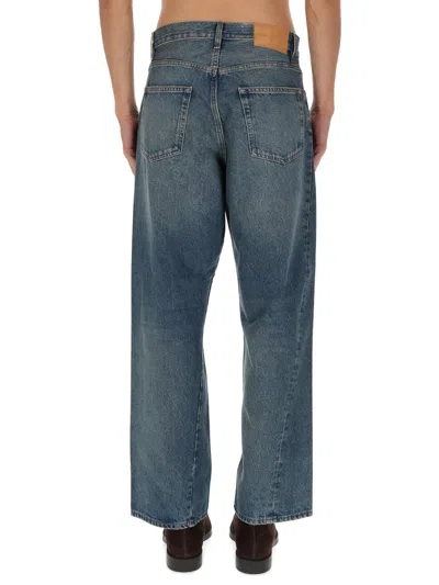 Sunflower Loose Fit Vintage-washed Organic Denim Jeans In Blue