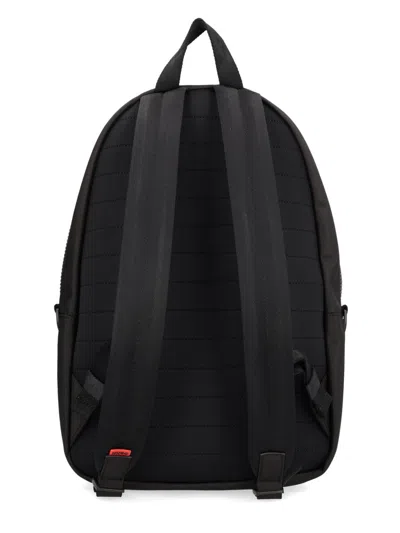 Hugo Boss Versatile Backpack Featuring Multiple Elements In Purple