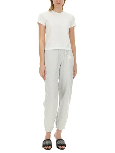 Alexander Wang T T By Alexander Wang Essential Shrunk T-shirt In Multi