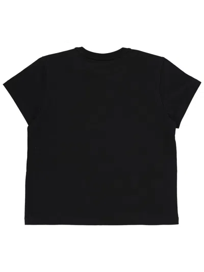 Alexander Wang T T By Alexander Wang Essential Jsy Shrunken Tee In Black