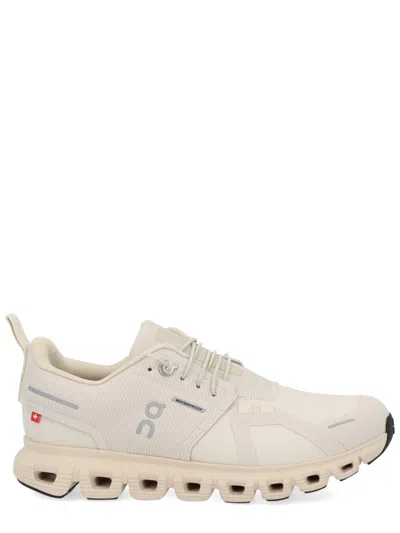 On Beige Cloud 6 Waterproof Sneakers In White