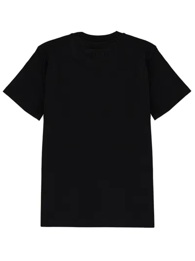 Msgm T-shirt With Rabbit Print In Black