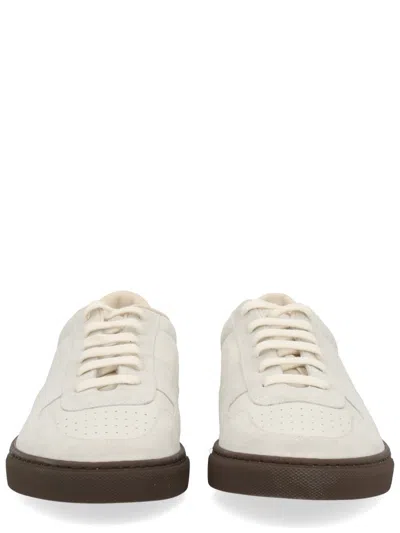 Common Projects Minimalist Low-top Sneakers With Contrasting Sole In White