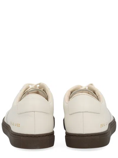 Common Projects Minimalist Low-top Sneakers With Contrasting Sole In White