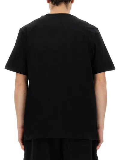 Msgm Tshirt In Cotone In Black
