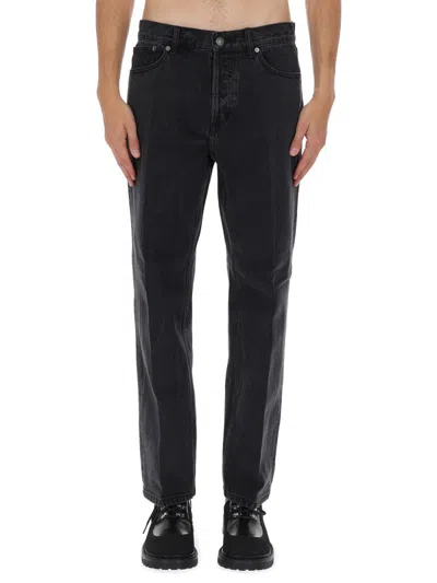 Obey Five-pocket Jeans In Black
