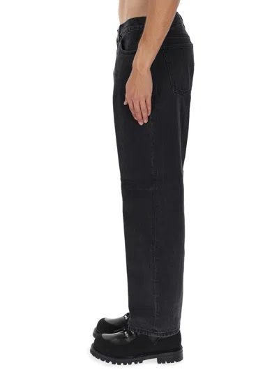 Obey Five-pocket Jeans In Black