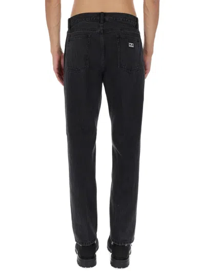 Obey Five-pocket Jeans In Black