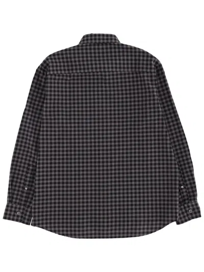 Sunflower Checked Shirt In Black