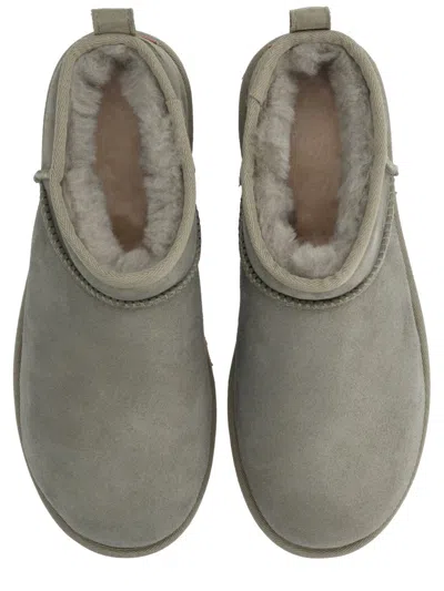 Ugg Boot "classic Ultra Mini" In Green