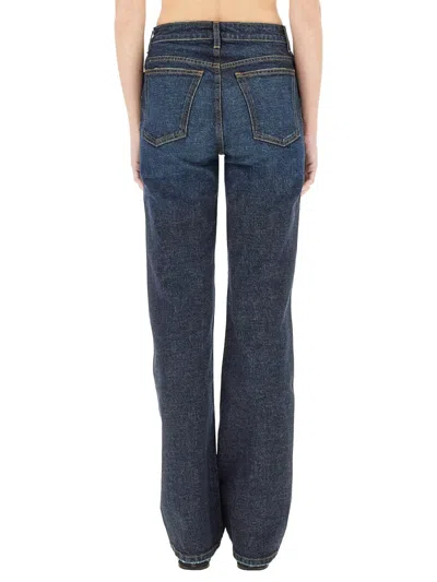 Khaite Danielle High-rise Straight-leg Jeans In Blue