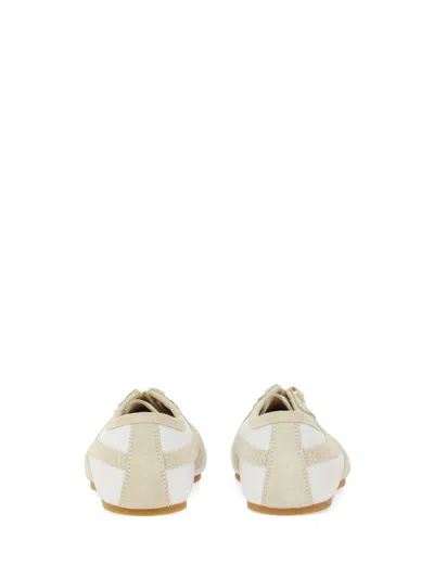 Dries Van Noten Leather Sneakers Low Profile Suede Panels Rubber Sole In Multi