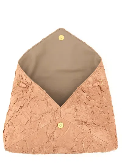 Dries Van Noten Rectangular Shoulder Bag Crafted In Sand