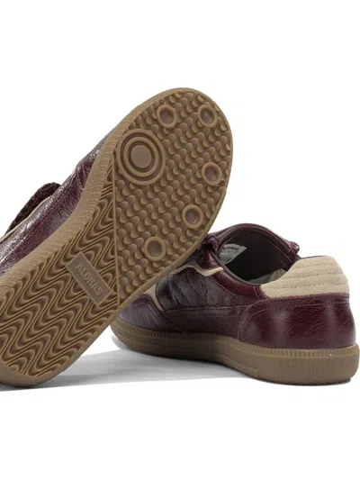 Alohas Tb.490 Club Patent Deep Burgundy Leather Sneakers In Brown