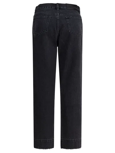 Chloé Straight Leg Five-pocket Trousers With Belt Loops In Black