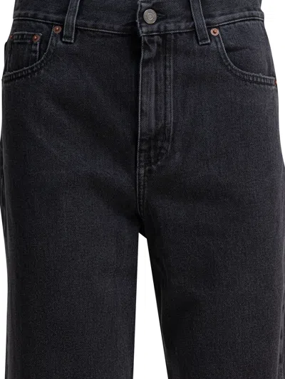 Chloé Straight Leg Five-pocket Trousers With Belt Loops In Black