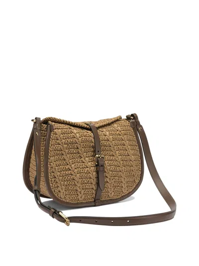 Etro Pony Medium Shoulder Bag Adjustable Strap In Brown