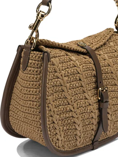 Etro Pony Medium Shoulder Bag Adjustable Strap In Brown