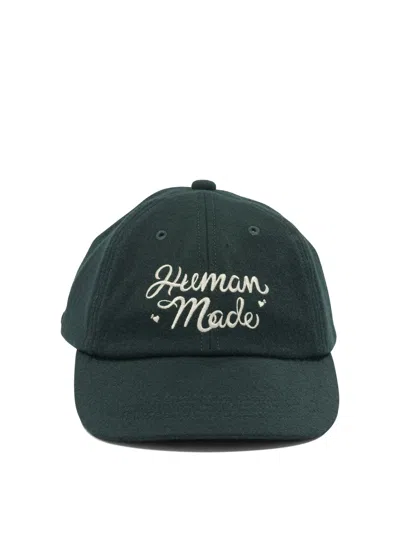 Human Made Wool Baseball Cap In Green