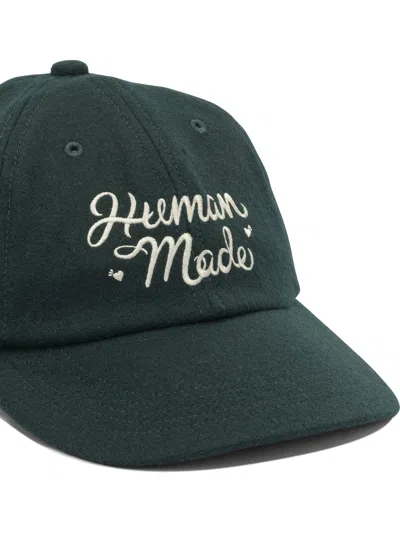 Human Made Wool Baseball Cap In Green