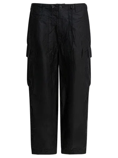 Needles Utility Cargo Trousers Pockets In Black
