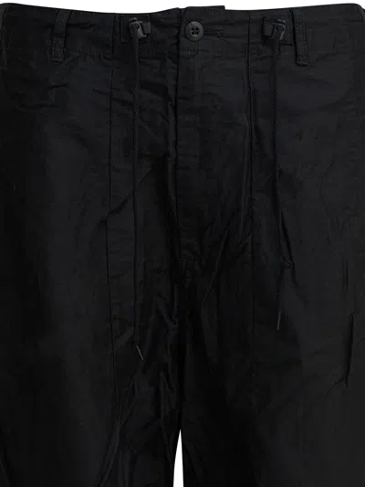 Needles Utility Cargo Trousers Pockets In Black