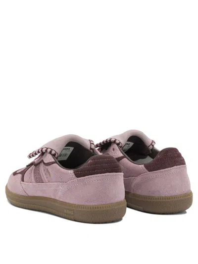 Alohas Tb.490 Club Suede Pink Leather Sneakers Altezza Tacco 2 Cm In Multi