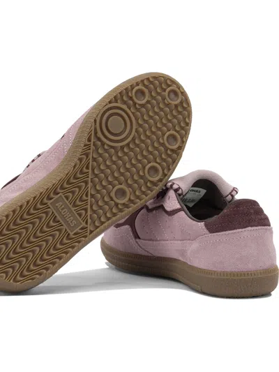 Alohas Tb.490 Club Suede Pink Leather Sneakers Altezza Tacco 2 Cm In Multi