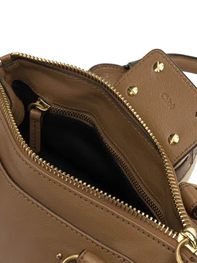 Chloé Chloe Camel Leather Paddington Shoulder Bag In Brown