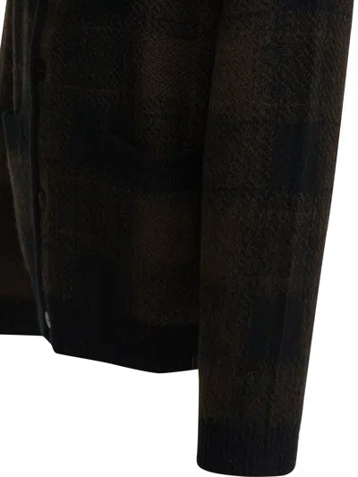 Carhartt Wip Embroidered Acrylic Blend Everson Cardigan In Black