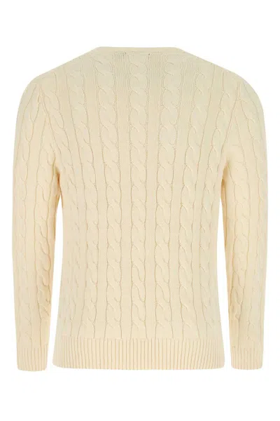 Polo Ralph Lauren Cable-knit Wool-cashmere Sweater In Andover Cream