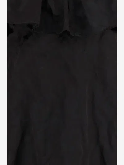 Chloé Chloè Mini Dress In Technical Satin In Black