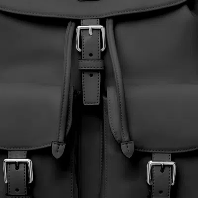 Tory Burch Functional Nylon Backpack With Multiple Pockets In Black