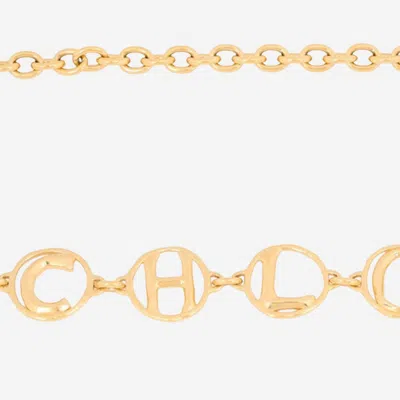 Chloé Chloè  Script Jeweled Belt