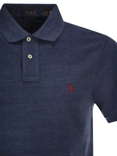 Polo Ralph Lauren Slim Fit Classic Polo Shirt Clothing In Blue