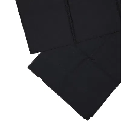 Givenchy Black Virgin Wool Scarf In Black