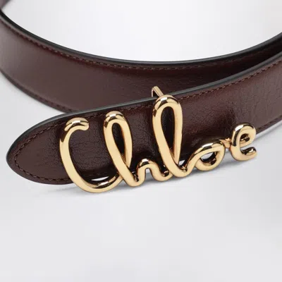 Chloé Brown The  Iconic Belt In Brown