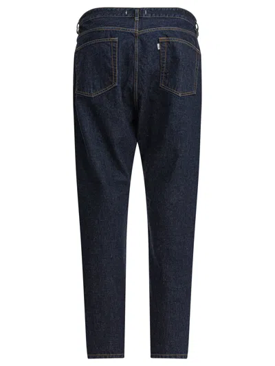 Nonnative Button-fly Jeans In Blue