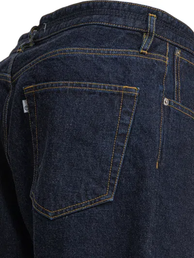 Nonnative Button-fly Jeans In Blue