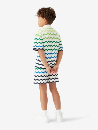 Casablanca Gradient-wave Shirt In Multi